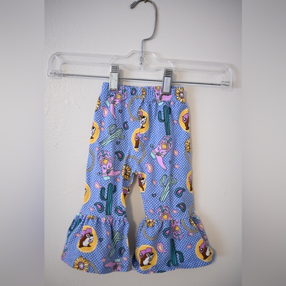 BUC-EE'S Other - Buc-ee’s Western Themed Baby Girl Flare Pants Size 6 Months - Like New!